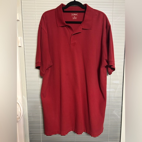 2 for 1!! L.L. Bean Men’s Polo Shirt Lot, Maroon & Navy Blue, Size Extra Large - Picture 1 of 15